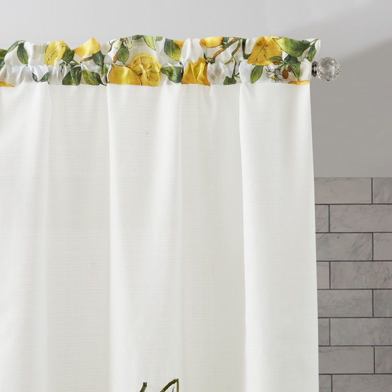 Shwalb Lemon Kitchen Curtain Set
