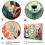 Rose et vert, loup boho
