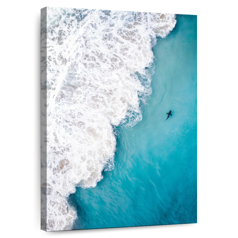 Brampt Shark In The Shallows, 48" H x 32" W