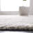 Jaylean Hand Tufted Wool/Cotton Chevron Rug in Silver-438864604
