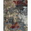 Hand Knotted Wool Area Rug in Gray