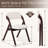Upholstered Padded Stackable Folding Chair-336667201