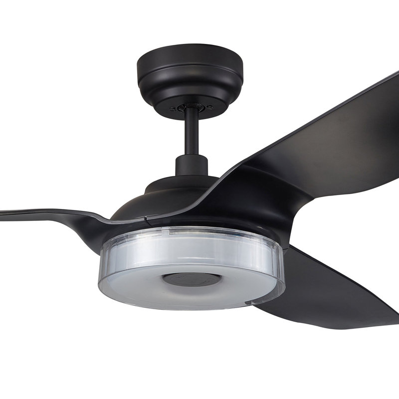 Fletcher Indoor/Outdoor Smart Ceiling Fan, Dimmable LED Light Kit & Remote Control, Works with Google Assistant, Amazon Alexa, and Siri Shortcuts.