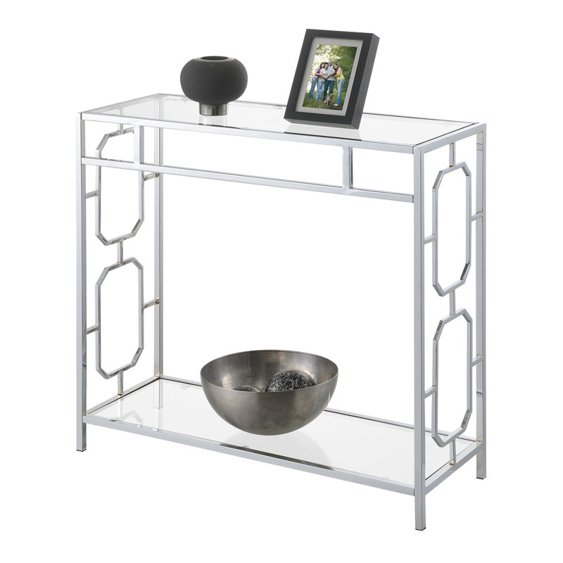 Brayley Omegal 31.5'' Console Table with Metal Frame