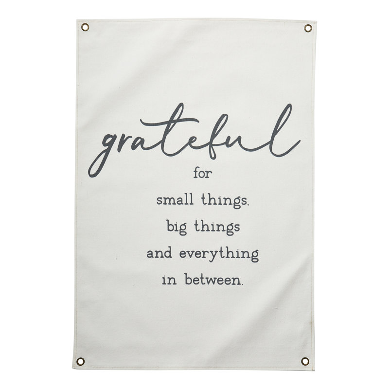 Grateful Canvas Wall Decor