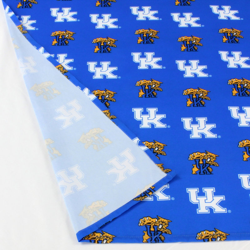 NCAA Semi Sheer Curtain Pair, 42" W x 63" L