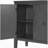 U-Style Adjustable Shelf Storage Side Cabinet, with 3 Retro Metal Handles and 4 Pine Legs, Suitable for Entrances, Living Rooms, Studies, Dining Rooms