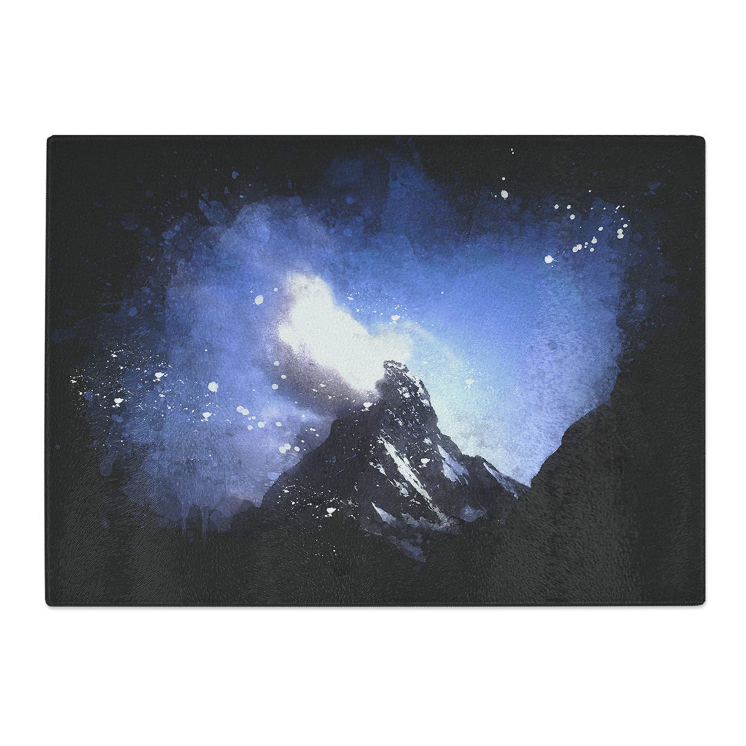 Tempered Glass Matterhorn Mountain in Switzerland Chopping Board
