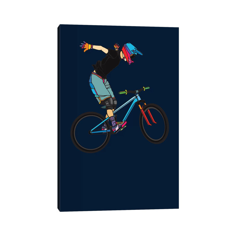 Freeride by Ninhol - Wrapped Canvas Print, 66.04 cm H x 45.72 cm W x 1.91 cm D