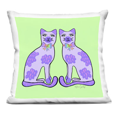 Coussin Fierce Vibrant Tiger Design par Kim Allen