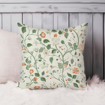 Floral Pillow Cover