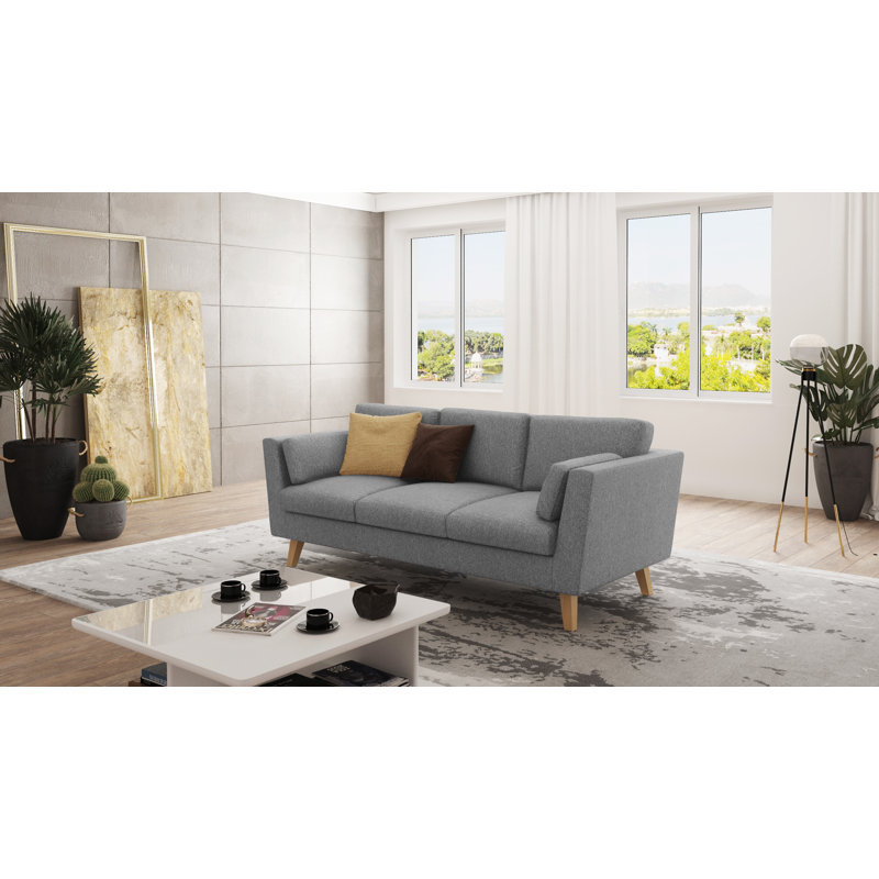  Scandinavian Sofa 3 seater, Grey