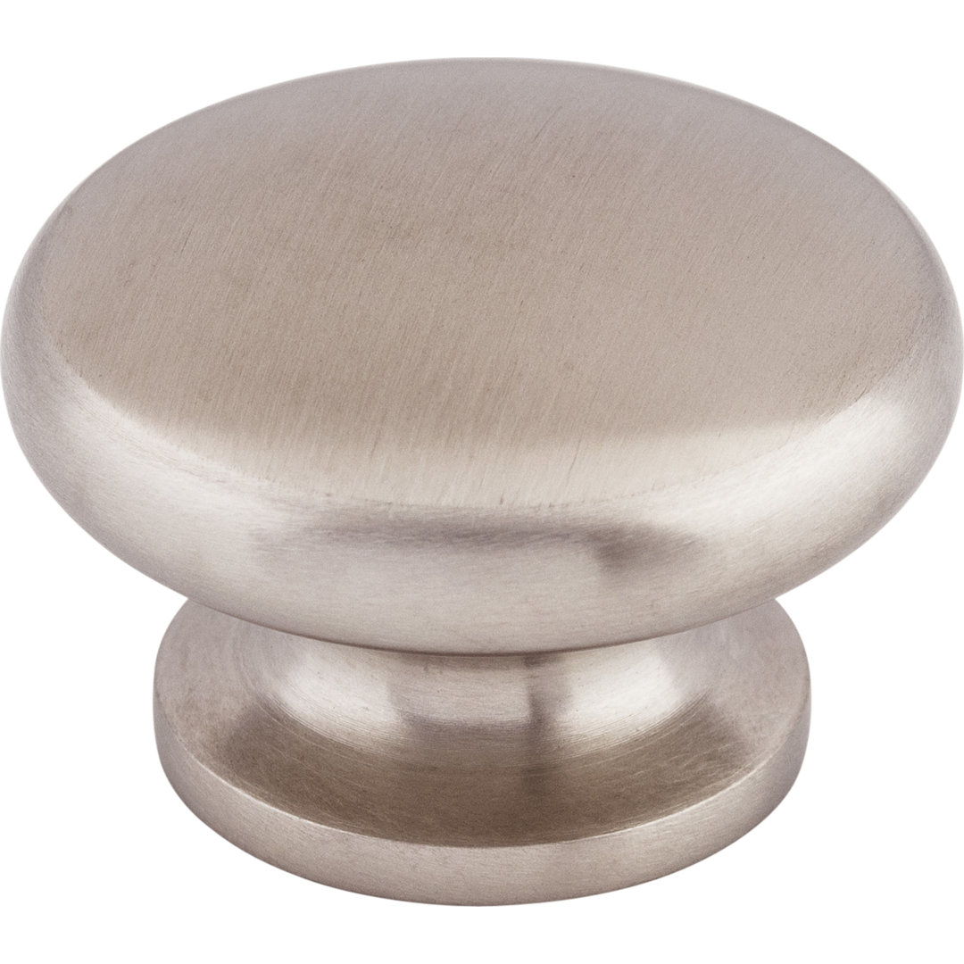 Flat Round 1 1/2" Diameter Round Knob Top Knobs