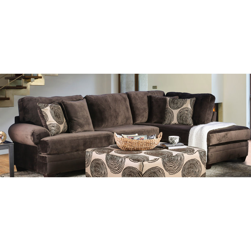Adaley Upholstered L-Shaped Sectional Right Hand Facing