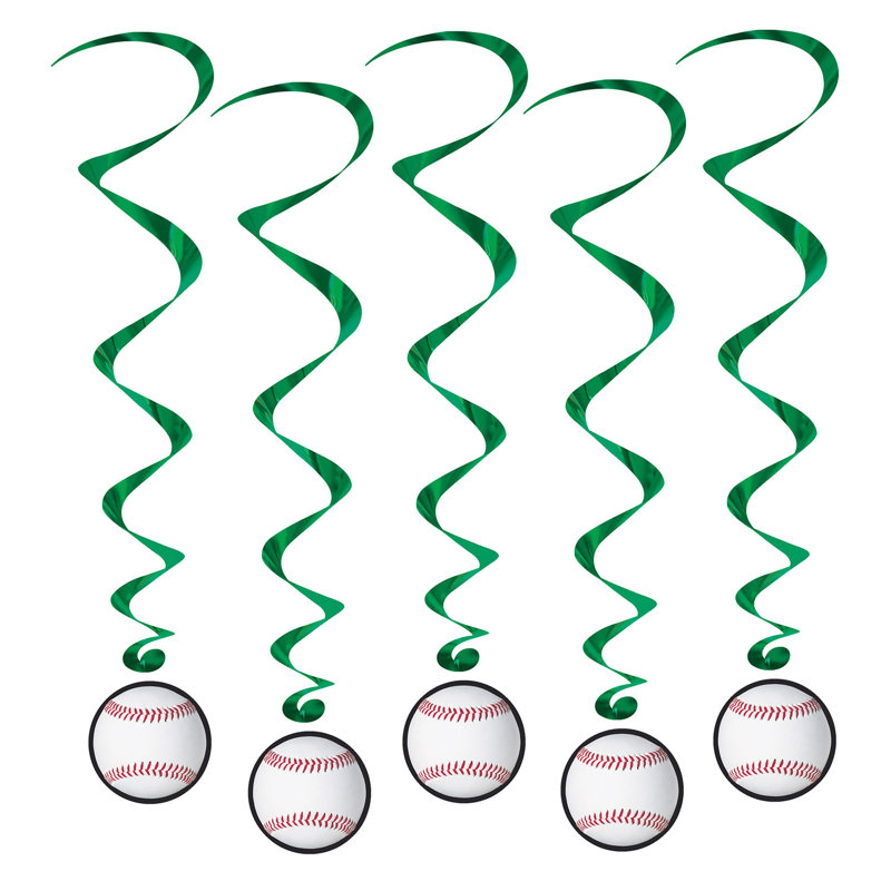 Baseball Whirls - 3 pi 4 po - paquet de 6