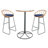 Aikens 2 - Person Patio Conversation Set with Cushions-2079998258