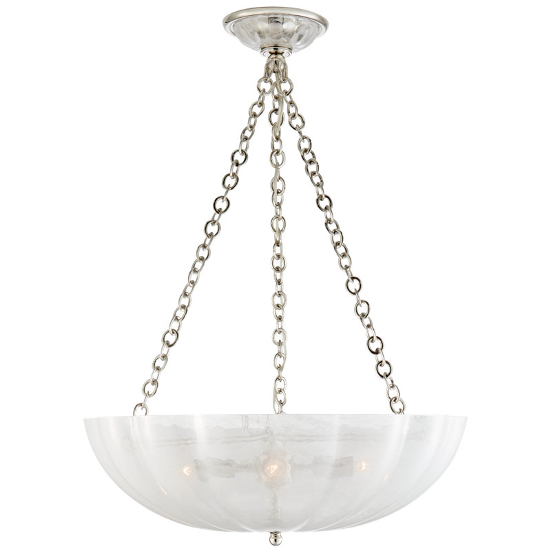 AERIN Rosehill Large Chandelier, Polished Nickel