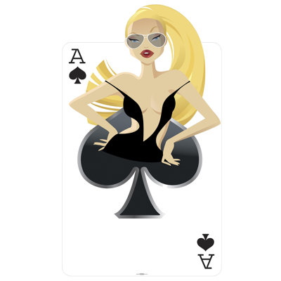 Spades 'Babe' Cardboard Standup