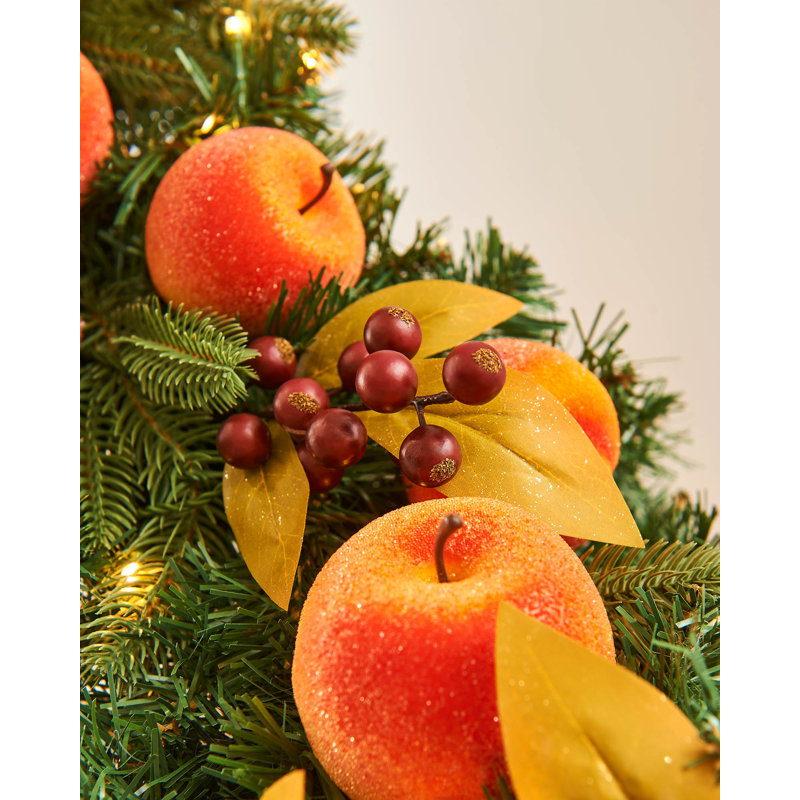 39.97cm Lighted Faux GARLAND with Lights
