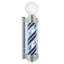 Wall-mounted LED Light Barber Pole with Bright Rotating Strips