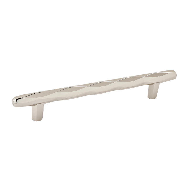 Poignée barre St. Vincent, Nickel poli, 3 3/4"