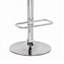 Tabouret de bar réglable en hauteur avec siège pivotant en acrylique transparent et chromé, mobilier de cuisine moderne 1 pièce au design épuré-209087203