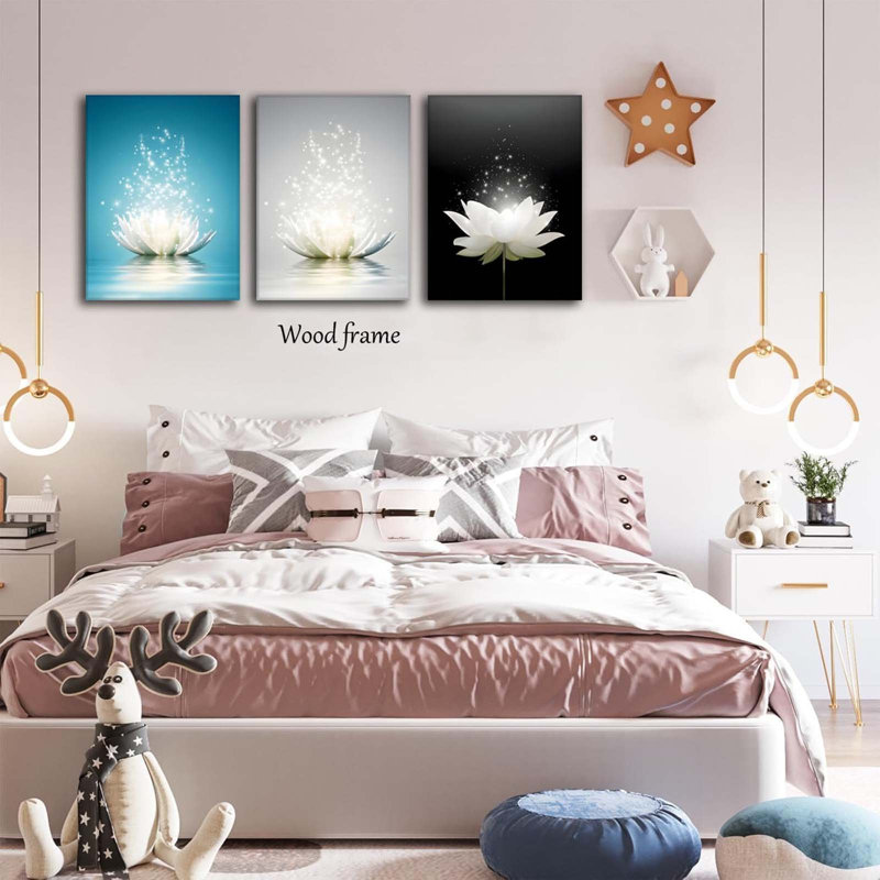 3 Piece Wrapped Canvas Print, 60 cm H x 40 cm W