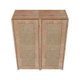 24" Bathroom Side Cabinet,Soft Close Doors,Float Mounting Design,(KD-Packing)