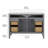 48.5" Single Bathroom Vanity With Cultured Marble Top-591038103