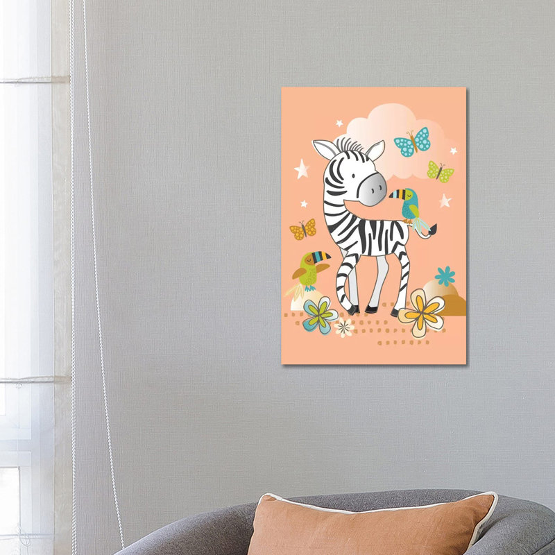 Jungle Nursery Ii by Lisa Whitebutton - Wrapped Canvas Gallery-Wrapped Canvas Giclée, 66.04 cm H x 45.72 cm W x 1.91 cm D