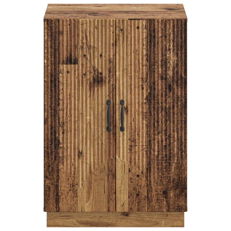 Shoe Storage, 87 cm H x 59.5 cm W x 39.5 cm D, Old Wood