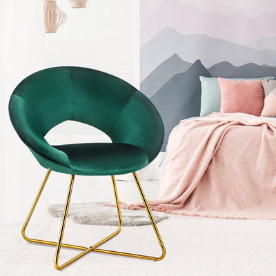 Woolhorpe Velvet Accent Chair