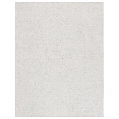 Maebel Hand Tufted Wool And Cotton With Latex Solid Color Rug