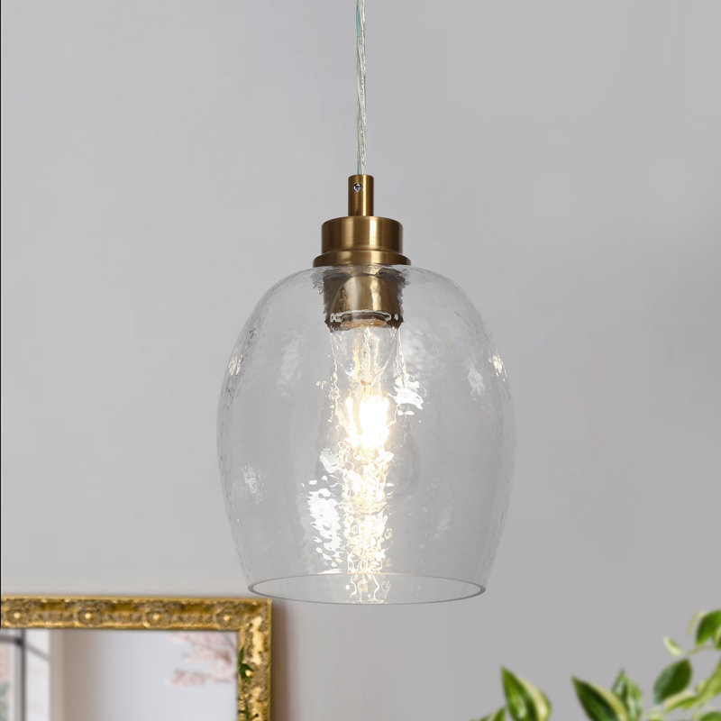 Mini-luminaire suspendu 1 lumière pour îlot de cuisine, évier