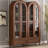 Nut-brown Solid Wood+Glass Display Cases-120539000