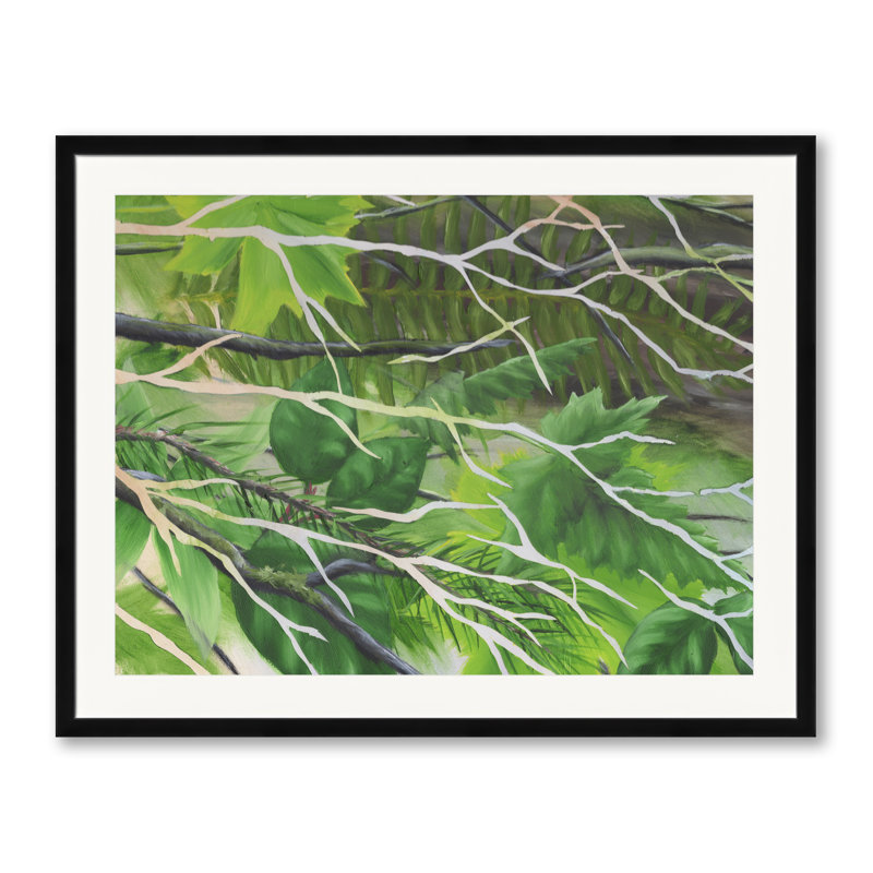 Cascadia Panel #1 Print by John Smither, Black Framed Paper, 25.25" H x 31.25" W