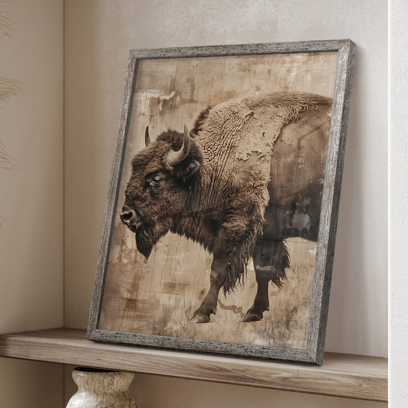 ANIMALS Series CDXCV III, reproduction encadrée - bois massif, H 15 po x l 12 po