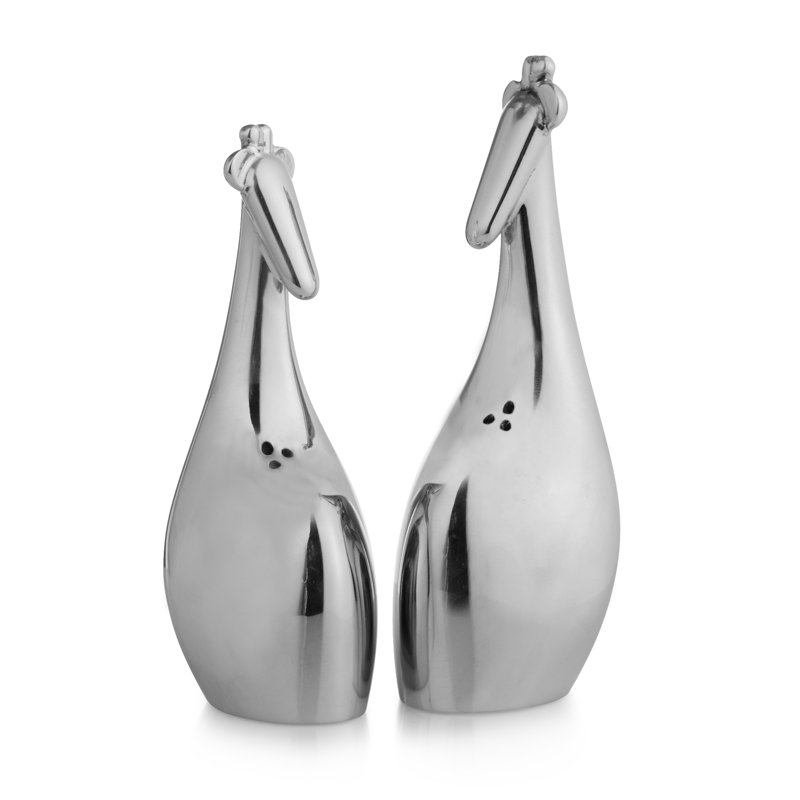 Nambe Savanna Giraffe S/P Shakers