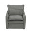 Fauteuil rembourré moelleux avec coussin double couche et poches de rangement latérales-779702557