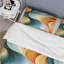 Ensemble de housse de couette à rayures jaune et vert Moderrn-1114569305