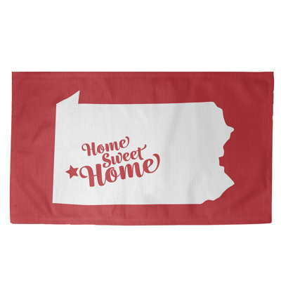 Tapis en coin rouge doux home Pittsburgh