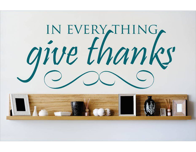 Text & Numbers Wall Decal, Teal, 6" H x 20" W x 0.16" D