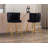 Latefa Upholstered Counter Stool with Iron Frame-284612857