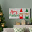 Christmas Elf Couple - Toile tendue avec châssis de qualité supérieure, prête à être accrochée-1810466337
