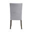 Ensemble de 2 chaises d'appoint Merel Grey Linen
