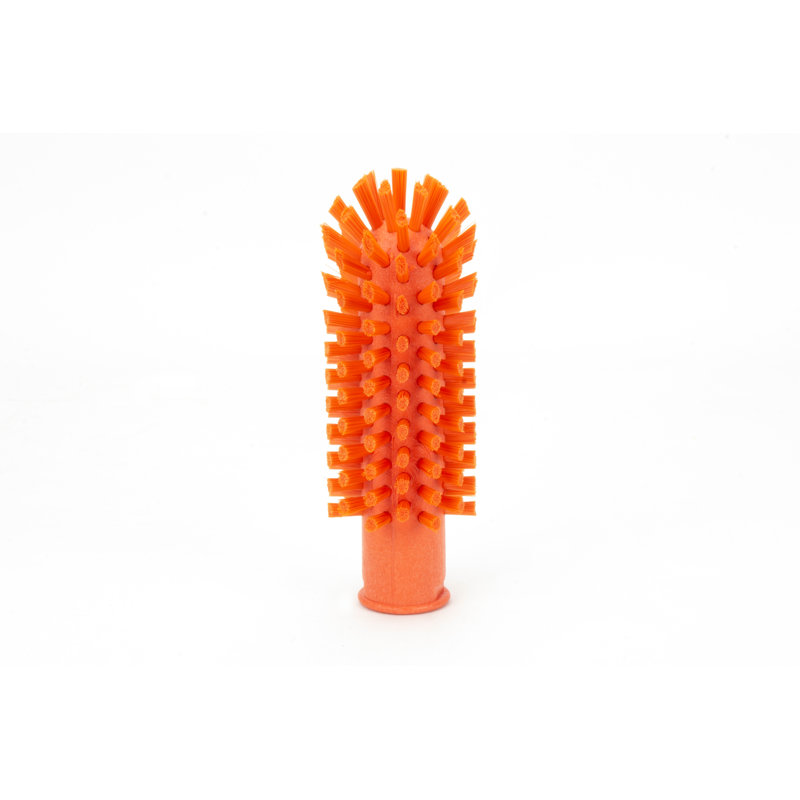 Adjustable Cleaning Brushes with Replaceable Head, 5.70" H x 5.70" L x 2" W, Orange