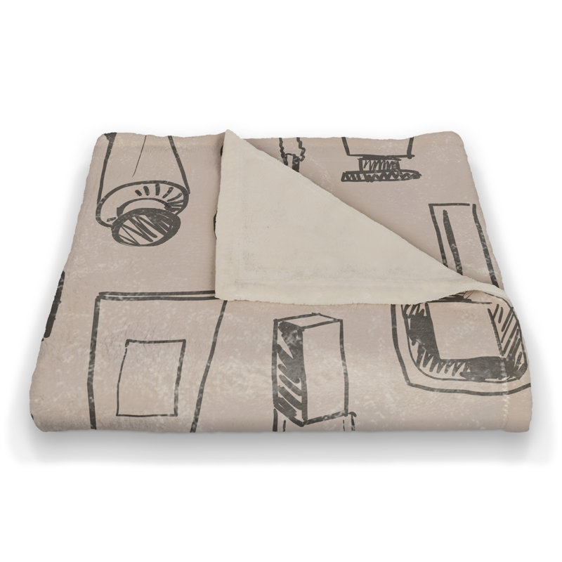Hand Woven Throw Blanket, Gray