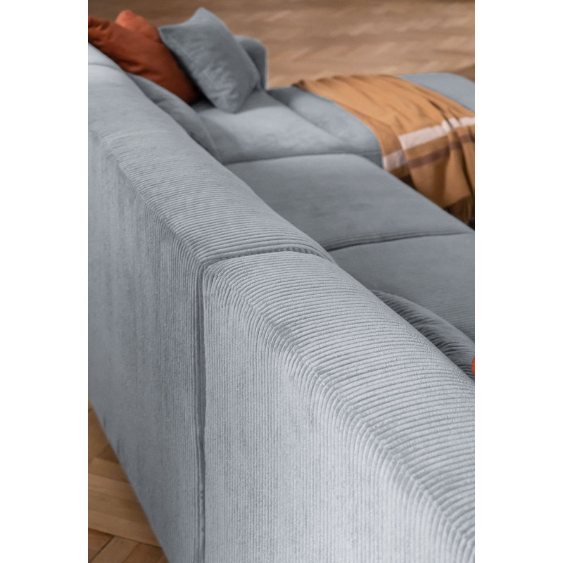 Cuddly Mia Corner Sofa Bed U-Form, Left facing, Light Grey