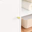 Armoire de rangement à couleurs contrastantes avec base en bois massif, polyvalente pour la maison et le bureau, design durable et élégant