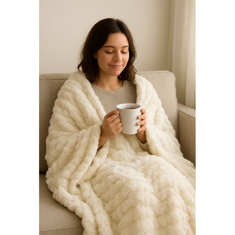 Fairmont Park Throw, White